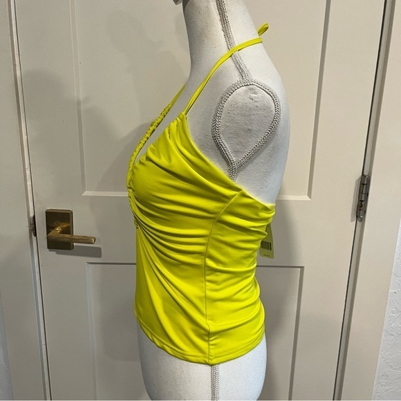 Bebe Multi Keyhole Halter Knit Top Small - Picture 4 of 10